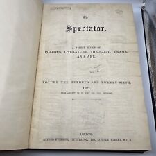 Spectator Newspaper Library Bound From January 1, 1921 To June 25, 1921 picture
