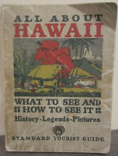 All About Hawaii, Standard Tourist Guide, First Edition, Dated 1928 picture