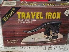 Vintage Valiant Travel Iron with Fold Down Handle 15/2319 detachable AC 6.5