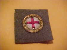 W.W.2 ITALIAN RED CROSS OR MEDICAL OFFICERS CAP EMBLEM  picture