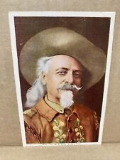 Colonel William Frederick Cody Buffalo Bill Linen Postcard No 1921 picture