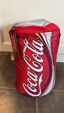 Vintage Coca-Cola Classic Can Shaped Plush Pillow micro beaded 12