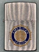 Vintage 1991 American Legion Chrome Zippo Lighter NEW picture