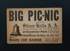 1917 CHICAGO ILLINOIS Big Pic-Nic Silver Bells A.A. At Excelsior Park  picture