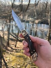 【BRAND NEW】BUCK 110 Folding Hunter Knife Deer Oak Custom Engraved ALTAMONT USA picture