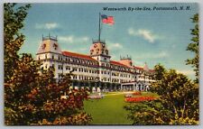 Wentworth By Sea Portsmouth NH New Hampshire Linen PC PM Cancel WOB Note picture