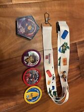 Rare Space Baby Pop Badge Legoland California  Plus Lanyard and Bonus Badges picture