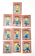 Bart Knows Sports 11 Card Set Bart Simpson 1992 Broder Trading Cards picture