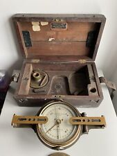 Antique 19th Century Miners Dial Surveyors Compass J.Casartelli picture