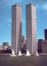 World Trade Center Chrome 4x6 Postcard picture