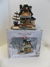 Christmas Streets 2004 Collection Flower Shop House Porcelain Hand painted NIB picture