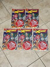 X-FORCE #1 Sealed Comic Book lot of 5 with Different cards picture