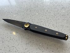 Uber Rare Lone Wolf Paul Defender Carbon Fiber Knife Limited #366 Benchmade picture