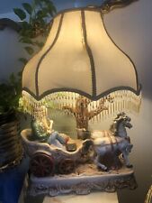 Capodimonte Figural Lamp | Vintage Italian Figurine  picture