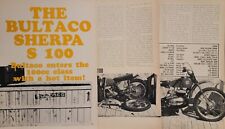 1970 Bultaco Sherpa S 100 Motorcycle 5pg Test Article picture