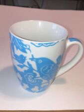 Thomas Paul Coffee Mug Cup Blue Birds Floral Print picture