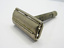 Vintage Art Deco Gillette  Safety Razor-Silver Tone  LE-2 picture