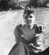 ELVIS PRESLEY in swimming pool RARE CANDID PHOTO picture