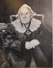 1907 Vintage Magazine Illustration Author Julia Ward Howe picture
