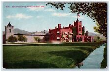 c1910's Utah Penitentiary Panoramic View Salt Lake City UT Antique Postcard picture