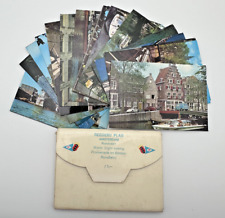 20 VINTAGE AMSTERDAM WATER SIGHT-SEEING POSTCARDS - A58 picture