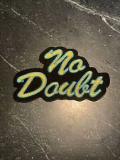 No Doubt Iron On Patch 4” Vtg Rare Jacket Gwen Stefani Rock Trucker Hat Logo picture