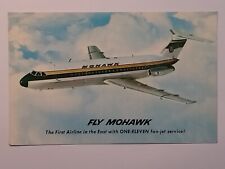 Fly Mohawk One Eleven Fan Jet Postcard picture