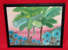 GOODFELLAS HENRY HILL ORIGINAL MOB ART WITH HIS PICTURE & COA - PALM TREES picture