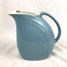 Vintage Hall Pottery McCormick NORA Jug Pitcher Blue Mid-Century Nice Condition picture