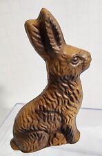 The Hearthside Collection Realistic Chocolate Easter Bunny Resin Figurine 4.5