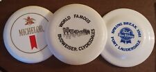 Frisbees Budweiser Pabst PBR Michelob Promo Clydesdale Spring Break Lot Of 3 picture