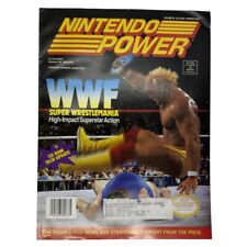 Nintendo Power #35 NM WWF Complete Magazine Street Fighter II Poster Hulk Hogan picture
