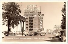 RENO, NV RPPC Virginia Street North, Hotel Riverside, Nevada Real Photo Postcard picture