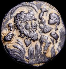 IMPORTANT Medallion Antiquity Classical Greek PB Medallion  Zeus & Hercules wCOA picture