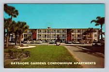 Sarasota FL-Florida, Bayshore Gardens Condominium Apartments, Vintage Postcard picture