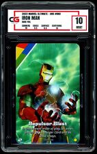 2022 Marvel UNO Ultimate RARE FOIL HOLO Yellow Iron Man GRADED CG 10 picture