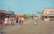 Postcard Vintage  Boardwalk Wildwood by The Sea Wildwood NJ  picture