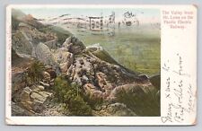The Valley From Mt Lowe on The Pacific Electric Railway California 1905 Postcard picture