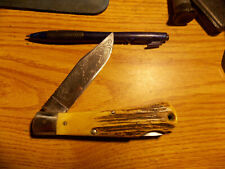 Harley-Davidson 75th Anniverary Knife,1 of 3000,VG.Stag ,etched,Highly collected picture