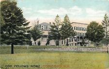 Concord New Hampshire~Odd Fellows Home on Hilltop~Double Porch~1910 Postcard picture