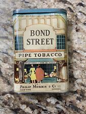 Wow VINTAGE PHILIP MORRIS BOND STREET TOBACCO TIN Proceeds To Local charity picture