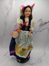 Vintage Italian Cloth Doll 8 Inches (Napoli) picture