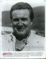 1989 Press Photo Actor Patrick MacNee stars in television's 