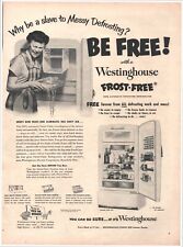 1952 Westinghouse Refrigerator Frost-Free Vintage Original Magazine Print Ad picture