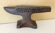 Winchester Rifles Small Cast Iron Anvil  Gunsmith,Paperweight, Jeweler, Man Cave picture
