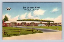 York PA- Pennsylvania, The Chateau Motel, Advertisement, Vintage Postcard picture
