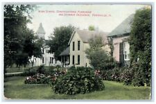 1910 High School Congregational Parsonage Shannon Residence Fontenelle Postcard picture