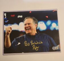 Bill Belichick Signed Beckett BAS COA Autograph New England Patriots Coach Auto picture