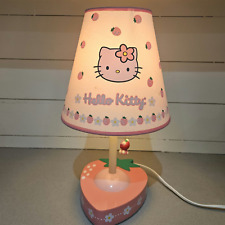 Hello Kitty Strawberry Lamp Sanrio Vintage 2005 Model KT 3092 Works Great picture