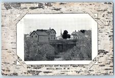 Milton Mills New Hampshire Postcard Brackett's Bridge Salmon Falls River c1905 picture